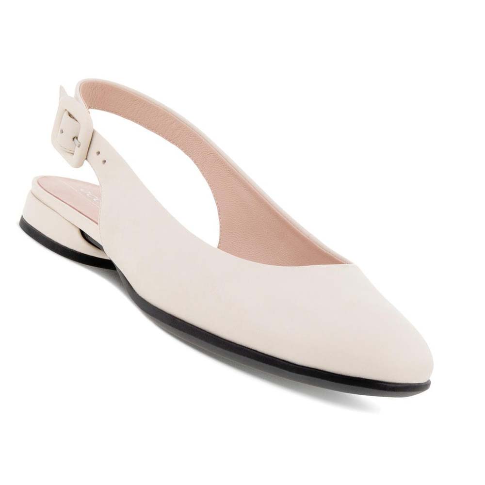 Women's Ecco Anine Sling-back Dress Shoes Beige | USA 96XYU